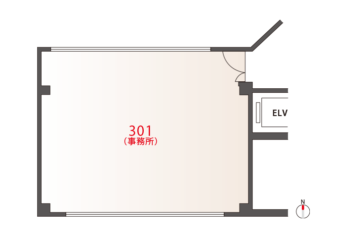 浜ビル 301号間取り